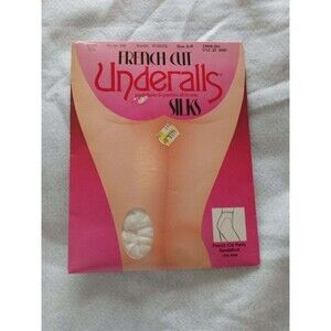 Underalls French Cut Pantyhose/Panty All In One Sz A-B White - Rare